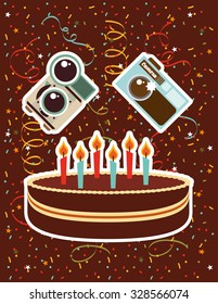 retro party design, vector illustration eps10 graphic 