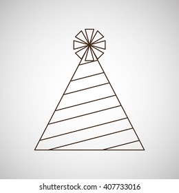 retro party icon design 
