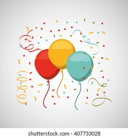 retro party icon design 