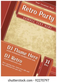 Retro Party Poster