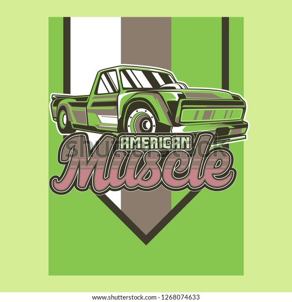 Retro party poster with car. Vector illustration -\
Vector 