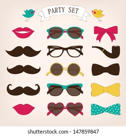 Retro party set