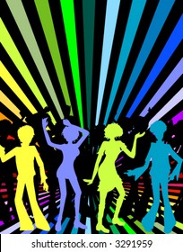 Retro Party - Vector