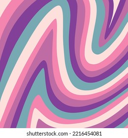 Retro-Pastellfarben, wirbelnder Vektorhintergrund, Design-Illustration