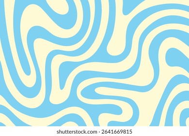 Retro pastel wavy background with abstract. Perfect for wallpaper, textile, and web design.