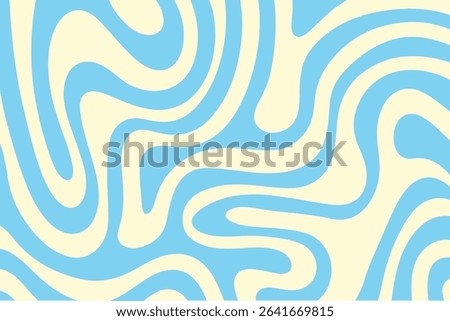 Retro pastel wavy background with abstract. Perfect for wallpaper, textile, and web design.
