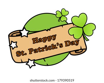 Retro Patrick's Day Banner Vector90