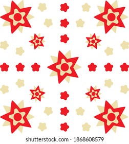 Retro pattern, 1960's 1970's background pattern 