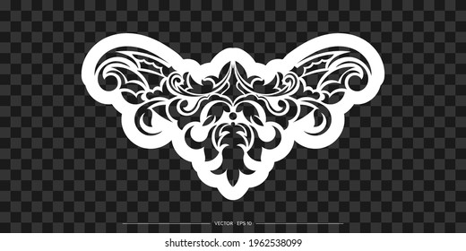 Retro pattern antique style acanthus. Good for logos, menus, prints and postcards. Vector illustration