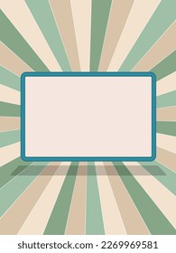 Retro Pattern background. Cartoon funny retro pattern strip mock up. Vector halftone illustration. Vintage backdrop,