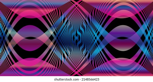 Retro pattern background, trending cyberpunk background, 80s party background, lines pattern, gradient colorful texture, abstract Colorful techno backdrop, Futuristic gradient. cyberpunk style vector