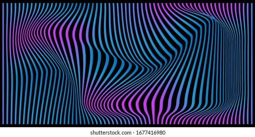 Retro pattern with black trending cyberpunk background on dark background for concept design. Geometric shape. Black abstract geometric background. Futuristic gradient. Technology background concept.