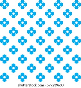 Retro pattern with daisy.