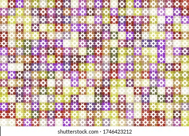 Patrón retro de diferentes formas. Fondo de mosaico vectorial colorido. Fondo retro hipster geométrico