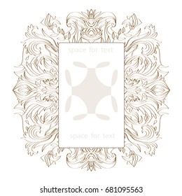 Retro  pattern, frame, Circular ornament, design element, Vector