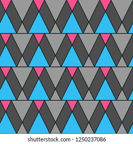 Retro pattern of geometric shapes. Colorful mosaic backdrop. Geometric hipster retro background, place your text on the top of it. Retro triangle background.