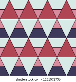 Retro pattern of geometric shapes. Colorful mosaic backdrop. Geometric hipster retro background, place your text on the top of it. Retro triangle background.