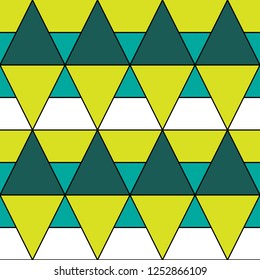 Retro pattern of geometric shapes. Colorful mosaic backdrop. Geometric hipster retro background, place your text on the top of it. Retro triangle background.
