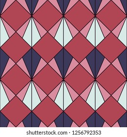 Retro pattern of geometric shapes. Colorful mosaic backdrop. Geometric hipster retro background, place your text on the top of it. Retro triangle background.