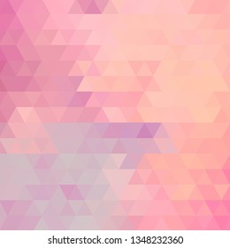Retro pattern of geometric shapes. Colorful mosaic banner. Geometric Retro triangle background
