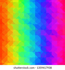 Retro pattern of geometric shapes. Colorful mosaic banner. Geometric hipster retro background with place for your text. Retro triangle background 