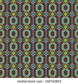 Retro pattern of geometric shapes. Colorful mosaic. Geometric vintage background. Retro triangle background