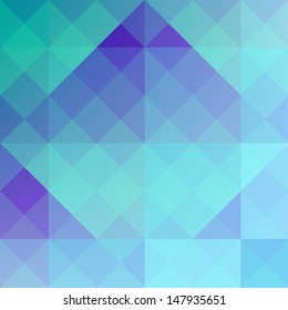 Retro pattern of geometric shapes. Colorful mosaic banner. Geometric retro background with place for your text. Retro triangle background. 