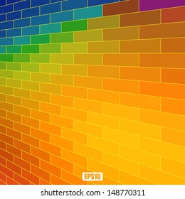 Retro pattern of geometric shapes. Colorful mosaic banner. Geometric retro background with place for your text. Retro triangle background. Vector eps10. 