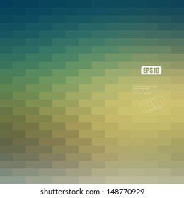 Retro pattern of geometric shapes. Colorful mosaic banner. Geometric retro background with place for your text. Retro triangle background. Vector eps10. 