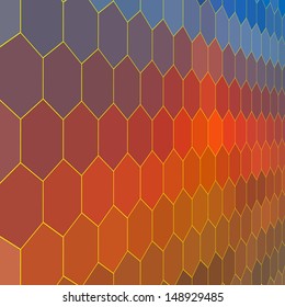 Retro pattern of geometric shapes. Colorful mosaic banner. Geometric retro background with place for your text. Retro triangle background. Vector eps10. 