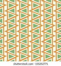 Retro pattern with geometric shapes. Colorful seamless background. 
