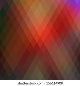 Retro pattern of geometric shapes.  Colorful mosaic banner. Geometric retro background with place for your text. Retro triangle background. 