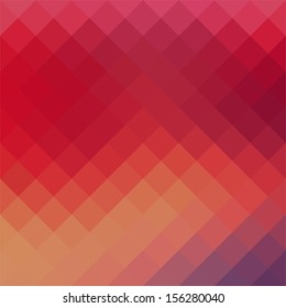 Retro pattern of geometric shapes.  Colorful mosaic banner. Geometric retro background with place for your text. Retro triangle background. 