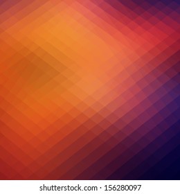 Retro pattern of geometric shapes.  Colorful mosaic banner. Geometric retro background with place for your text. Retro triangle background. 