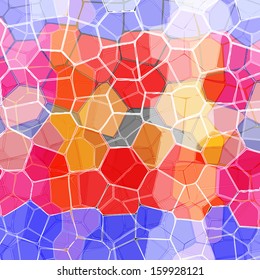 Retro pattern of geometric shapes. Colorful mosaic banner. Geometric retro background with place for your text. Retro triangle background. 