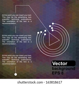 Retro pattern of geometric shapes. Colorful mosaic backdrop.