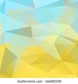 Retro pattern of geometric shapes. Colorful mosaic banner. Geometric retro background with place for your text. Retro triangle background.
