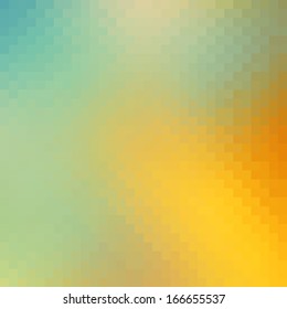 Retro pattern of geometric shapes. Colorful mosaic banner. Geometric background with place for your text. Retro triangle background. Vector background