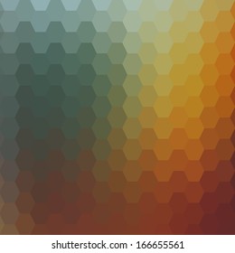 Retro pattern of geometric shapes. Colorful mosaic banner. Geometric background with place for your text. Retro triangle background. Vector background