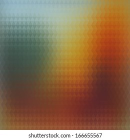 Retro pattern of geometric shapes. Colorful mosaic banner. Geometric background with place for your text. Retro triangle background. Vector background