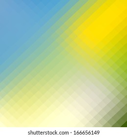 Retro pattern of geometric shapes. Colorful mosaic banner. Geometric background with place for your text. Retro triangle background. Vector background 