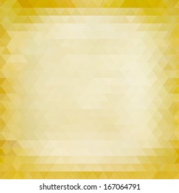 Retro pattern of geometric shapes. Colorful mosaic banner. Geometric background with place for your text. Retro triangle background. Vector background 