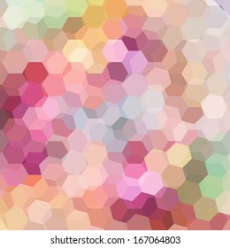 Retro pattern of geometric shapes. Colorful mosaic banner. Geometric background with place for your text. Retro triangle background. Vector background 