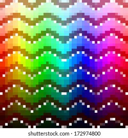 Retro pattern of geometric shapes. Colorful mosaic banner. Geometric background with place for your text. Vector background 