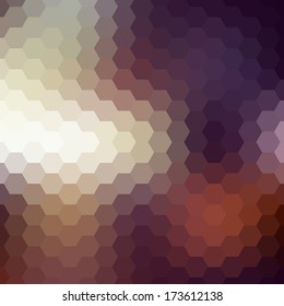 Retro pattern of geometric shapes. Colorful mosaic banner. Geometric background with place for your text. Retro triangle background. Vector eps10.