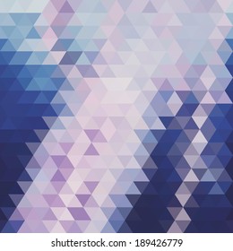 Retro pattern of geometric shapes. Colorful mosaic banner.