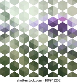Retro pattern of geometric shapes. Colorful mosaic banner. Geometric hipster retro background with place for your text. Retro triangle background