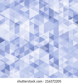 Retro pattern of geometric shapes. Colorful mosaic banner. Geometric hipster retro background with place for your text. Retro triangle background