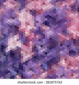 Retro pattern of geometric shapes. Colorful mosaic. Triangle background