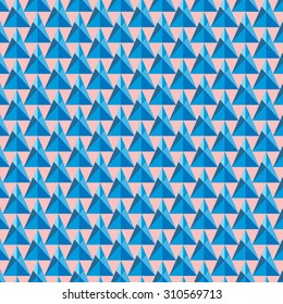 Retro pattern of geometric shapes. Colorful mosaic banner. Geometric hipster retro background with place for your text. Retro triangle background